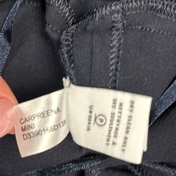 Diane von Furstenberg Navy Carprenna Mini
Sleeveless Knit Suiting Dress Sz 8 - Picture 11 of 13